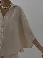 شومیز استین کیمونو - Image 3